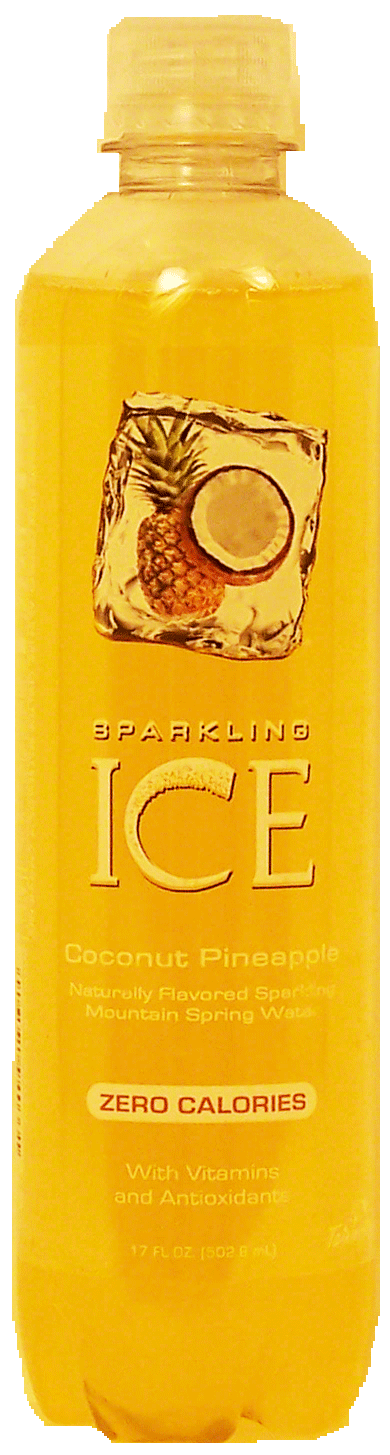 Sparkling Ice  coconut pineapple naturally flavored sparkling mountain spring water, zero calories, 3% juice Full-Size Picture